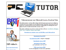 Tablet Screenshot of pc-tutor.nl